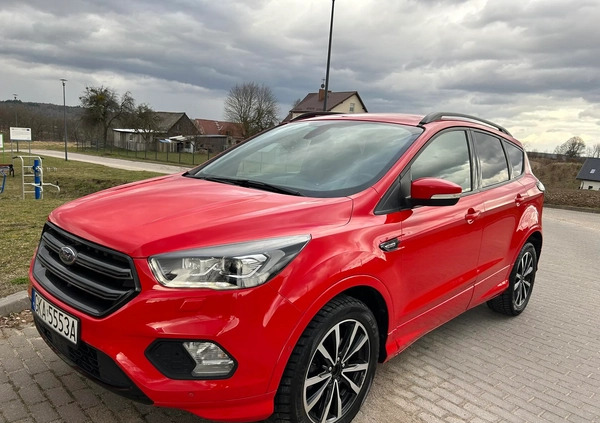 Ford Kuga cena 70002 przebieg: 167538, rok produkcji 2017 z Lębork małe 667